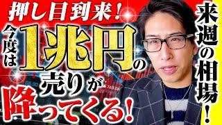 暴落相場でも、押し目到来だと思う！ただ、裁定買い残の1兆円が降ってくるかも。