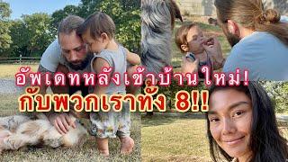 ️อัพเดท! หลังย้ายเข้าบ้าน 6เดือน! กับสมาชิกใหม่! ชีวิตเมียฝรั่งต่างแดนกับลูก4 #แม่ลูก4