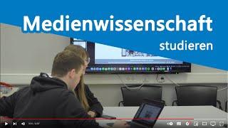 Mein Studium - Medienwissenschaft an der Universität Trier