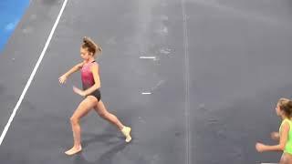 Dream elite floor routine for Whitney Bjerken, with scoring