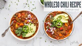 The Best WHOLE30 CHILI Recipe