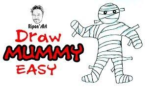 How to draw MUMMY easy| Ripon's art
