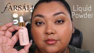 Farsali Liquid Powder |Try On Review|