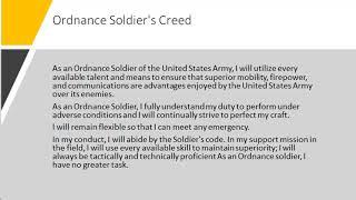 Ordnance Corp's Creed Looped