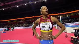 15.74m! NEW World Record by Yulimar Rojas! | 2022 World Athletics Indoor Championships in Belgrade