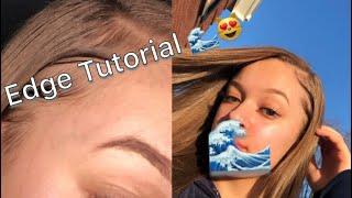 baby hair / edge tutorial 