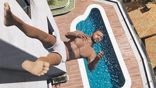 GTA 5 Ragdolls Compilation: Parkour Fails