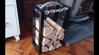 Stojak na drewno kominkowe Firewood rack DIY.