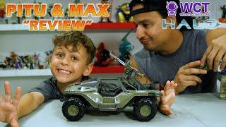 Pitu & Max "Review" - Wicked Cool Toys Halo Warthog