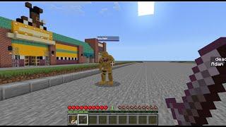 Yellow Rabbit Boss Fight - FNAF Movie Addon MCPE