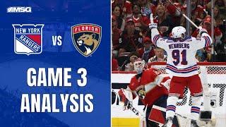 Rangers Take 2-1 Series Lead vs Panthers With 2nd-Straight OT Winner | New York Rangers