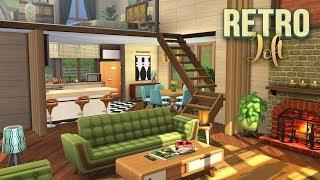 RETRO LOFT // The Sims 4: Speed Build // NO CC