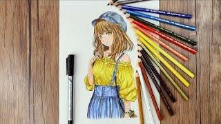 How to Creat Anime Girl Character  #art #drawing #anime #cartoon #creative