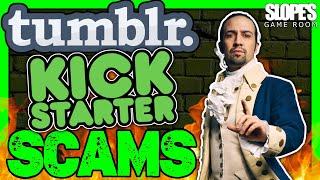 The WEIRD world of crowdfunding TUMBLR scams! - KickScammers