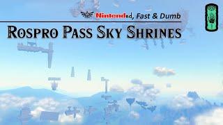 ALL Rospro Pass Sky Shrines, Nintended, Fast, & Dumb Ways Zelda Tears of The Kingdom | Totk