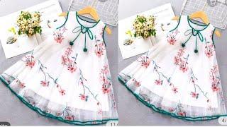 Umbrella Cut Baby Frock Cutting and Stitching/Full Flared Umbrella Cut Frock/Party Wear Baby Frock