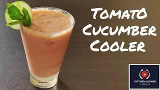 Tomato Cucumber Cooler ~ The perfect summer drink