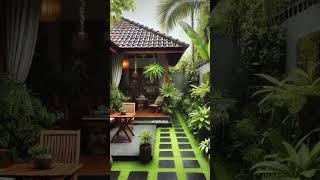 ide inspirasi taman rumah tropis #home #design #beautiful #garden