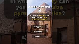 Geography Quiz № 10: Rapid 3-Question Trivia #geographytrivia #ai