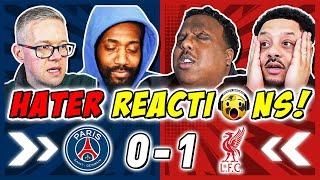 LIVERPOOL RIVALS & HATERS FURIOUS  REACTION TO PSG 0-1 LIVERPOOL | CHAMPIONS LEAGUE FAN REACTIONS