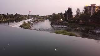 The falls at Idaho Falls