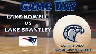 V 3.3.22 Lake Howell High vs. Lake Brantley Mens' Volleyball