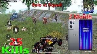 OnePlus Nord CE 2 5G Pubg Bgmi Test After 2 Month Solo vs Squad 25 Kills Gameplay #devrajesh #pubg