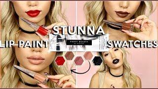 WORTH THE $? FENTY BEAUTY STUNNA LIP PAINTS | ALL SHADES SWATCHED