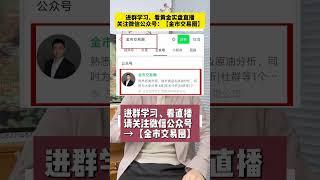 黄金冲高后将继续回落！！#国际金价 #金价 #今日金价 #财经