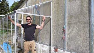 'Finishing' the greenhouse and helping my neighbor