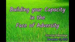 Building your capacity in the face of adversity - B. J. Alexander