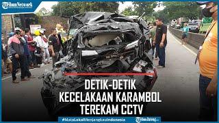 Detik-detik Kecelakaan Karambol di Banyumanik Semarang Terekam CCTV