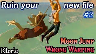 Moon Jump, & Moon Jump Wrong Warping | BotW Glitches & Tricks