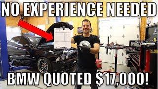 Here’s How I Fixed My 409,000 Mile M5 For 90% Less Than The Dealer At Home With Zero BMW Experience.