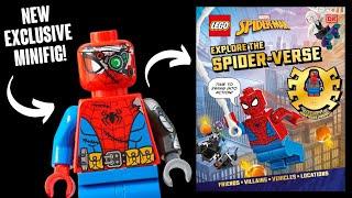 FIRST LOOK: Exclusive CYBORG SPIDER-MAN Minifig - LEGO "Explore the Spider-Verse" Book Revealed!