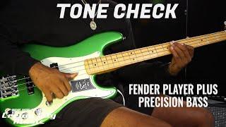 TONE CHECK: Fender Player Plus Precision Bass Demo | No Talking