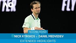 Nick Kyrgios v Daniil Medvedev Extended Highlights (2R) | Australian Open 2022