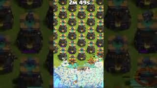 Max Valkyrie + clone VS max bomb tower Attack in Clash of Clans by "coc guru king" @ClashOfClans