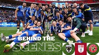 PLAY-OFF FINAL AAA | AFC Wimbledon promotion Behind the Scenes