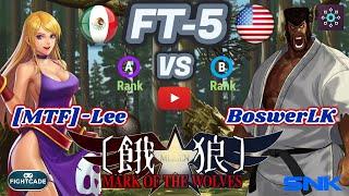 [MTF]-Lee [MX] vs BoswerLK [US] [FT-5] | Garou: mark of the wolf | Fightcade online
