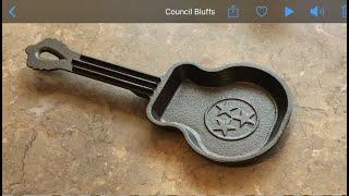 Lodge Cast Iron Tri-Star Guitar Skillet / And A Message