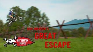 Guy Martin recreates Steve McQueen's ICONIC Great Escape Jump | Guy Martin Proper