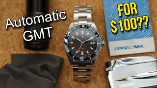 Most Affordable Automatic GMT Watch Ever? Ceramic Sapphire Micro-adjust MIDO Ocean Star GMT Homage