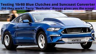 Beefcake Racing tests 10r80 blue clutches and suncoast converter on our 2018 Mustang