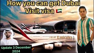 How To Apply Dubai  Visit Visa New update 3 December 2024 #uae