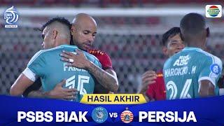 Hasil Akhir Pertandingan - PSBS Biak vs Persija Jakarta | BRI Liga 1 2024/25