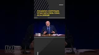 #Лукашенко о коррупции: лучше жить очень плохо, но на свободе #shortvideo #онт #shorts