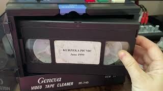 Cleaning VHS Tapes with a Geneva Tape Cleaner (Legacy Box and iMemories will not do this!!!)