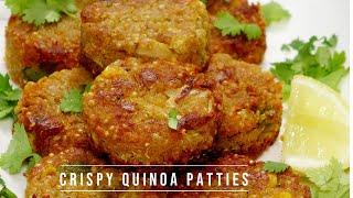 Healthy & Crispy Quinoa Patties | Easy & Quick Snacks | Tea Time Snacks