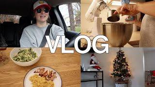 VLOG: I'M OVERWHELMED!! Decorating for Christmas, Making Christmas Cookies, Stressful Mom Day!!